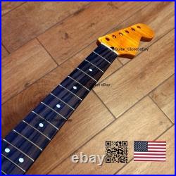 12 Radius Flame Maple Rosewood Strat Neck Gloss Fits Fender & Warmoth fSRC