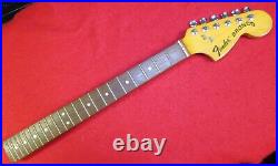 1972 Fender Music Bronco guitar neck with Rosewood fingerboard