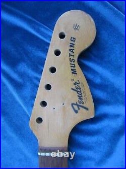 1973 Fender Mustang Guitar NECK