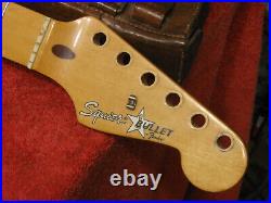 1980s Fender Squier Bullet 1 S3 H2 Guitar Neck Stratocaster HS Telecaster Heel 1980s Fender Squier Bullet 1 S3 H2 Guitar Neck Stratocaster HS Telecaster Heel