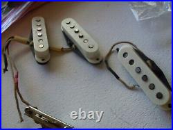 1986 AVRI Fender Stratocaster Matching PICKUPSET vintage Fullerton wire withcovers