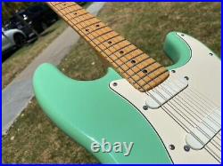 1988 Fender American Stratocaster Plus Surf Seafoam Green Maple Neck 8.1 lbs