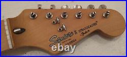 1989 Fender Squier II MIK E Series Stratocaster Strat Guitar Neck with Tuners