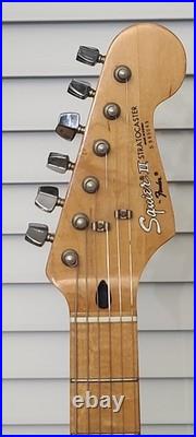 1989 Vintage Squier II Stratocaster By Fender Great Cond Excellent Maple S Neck