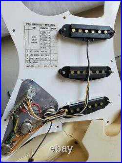 1994 MIM Fender Squier Series Stratocaster White USA Sourced Body & Neck