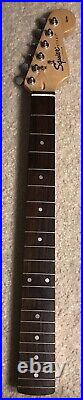 1998 Rare 22 Fret Squier Stratocaster Neck Rosewood Excellent Conditon