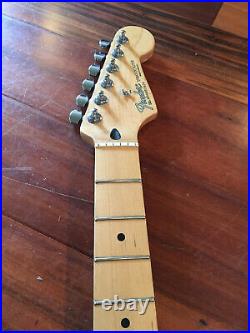 1999 Fender Stratocaster Standard Strat Maple Neck Tuners Plate