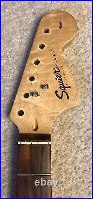 2000 Fender Squier FLAMED MAPLE Neck Stratocaster withRosewood 70's Headstock