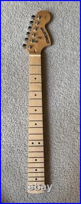 2000 Maple Fender Starcaster Stratocaster Neck 70's Style Headstock EXCELLENT