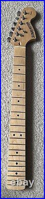 2000 Maple Fender Starcaster Stratocaster Neck 70's Style Headstock EXCELLENT