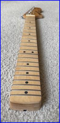 2000 Maple Fender Starcaster Stratocaster Neck 70's Style Headstock EXCELLENT