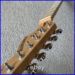 2000 Maple Fender Starcaster Stratocaster Neck 70's Style Headstock EXCELLENT