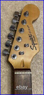 2000 Squier SE Loaded Stratocaster Neck 60's Headstock Excellent Condition