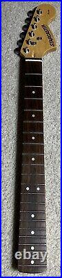 2001 Fender Starcaster Stratocaster Neck 70's Style Headstock Rosewood EXCELLENT
