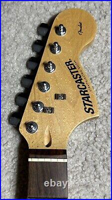 2001 Fender Starcaster Stratocaster Neck 70's Style Headstock Rosewood EXCELLENT