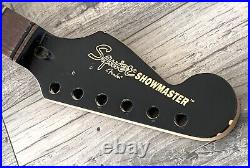 2003 Fender Squier ShowMaster Electric Guitar Original Reverse Headstock Neck