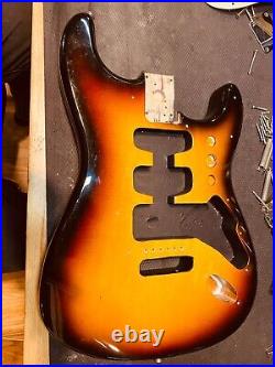 2004 Fender MIM Stratocaster Guitar with Scalloped Neck