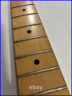 2004 Fender Stratocaster MIM Maple Neck 21-Frets 9.5 Skunk Stripe Satin