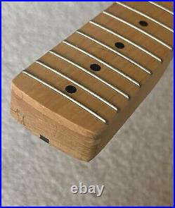 2004 Maple Fender Starcaster Stratocaster Neck 70's Style Headstock EXCELLENT 2004 Maple Fender Starcaster Stratocaster Neck 70's Style Headstock EXCELLENT