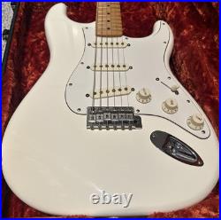 2006 MIM Fender Strat Reverse Neck Olympic White With Hsc Free Shipping