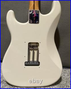 2006 MIM Fender Strat Reverse Neck Olympic White With Hsc Free Shipping