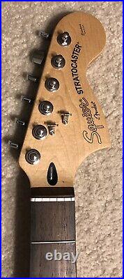 2007 Fender Squier Standard 22 Fret Stratocaster Neck 70's Headstock Very Good