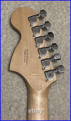 2007 Fender Starcaster Stratocaster Rosewood Neck Black Headstock VERY GOOD