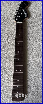 2007 Fender Starcaster Stratocaster Rosewood Neck with Black Metallic Headstock 2007 Fender Starcaster Stratocaster Rosewood Neck with Black Metallic Headstock