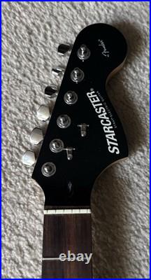 2007 Fender Starcaster Stratocaster Rosewood Neck with Black Metallic Headstock 2007 Fender Starcaster Stratocaster Rosewood Neck with Black Metallic Headstock