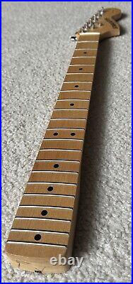 2007 Maple Fender Starcaster Stratocaster Neck 70's Style Headstock EXCELLENT
