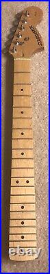 2007 Maple Fender Starcaster Stratocaster Neck 70's Style Headstock VERY GOOD