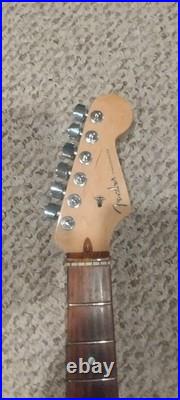 2008 Fender American Strat Stratocaster Deluxe Rosewood Neck Locking Tuners VG
