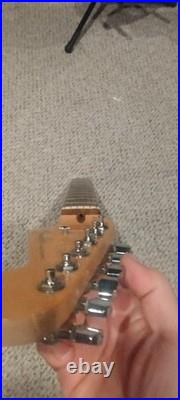 2008 Fender American Strat Stratocaster Deluxe Rosewood Neck Locking Tuners VG 2008 Fender American Strat Stratocaster Deluxe Rosewood Neck Locking Tuners VG