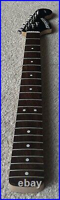 2008 Fender Starcaster Stratocaster Rosewood Neck Black Headstock EXCELLENT