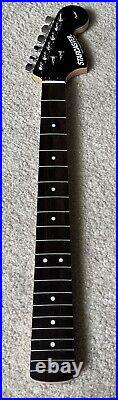 2008 Fender Starcaster Stratocaster Rosewood Neck Black Headstock NEAR MINT