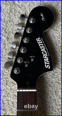 2008 Fender Starcaster Stratocaster Rosewood Neck withBlack Headstock EXCELLENT