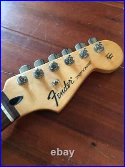 2008 Fender Strat Neck Rosewood Standard Stratocaster Tuners Plate