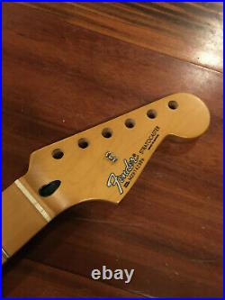 2008 Fender Stratocaster Standard Strat Amber Maple Neck