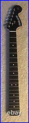 2009 Fender Starcaster Stratocaster Rosewood Neck Black Headstock Near MINT