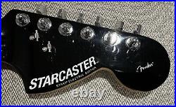 2009 Fender Starcaster Stratocaster Rosewood Neck withBlack Headstocks With Locking