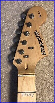 2009 Maple Fender Starcaster Stratocaster Neck 70's Style Headstock EXCELLENT