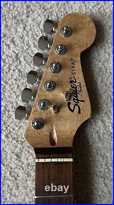 2009 Squier by Fender SE Loaded Stratocaster Neck 60's Headstock SOME FLAMES
