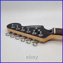 2010 Fender Starcaster Stratocaster Loaded Rosewood Neck 70's Style Headstock