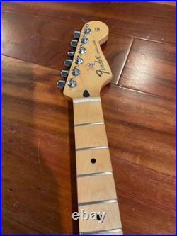 2010 Fender Strat Neck Maple Standard Stratocaster Tuners 9.5 Radius Med. Jumbo