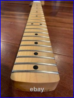 2010 Fender Strat Neck Maple Standard Stratocaster Tuners 9.5 Radius Med. Jumbo