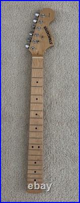 2010 Maple Fender Starcaster Stratocaster Maple Neck 70's Headstock USA Upgrades