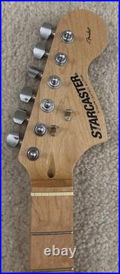 2010 Maple Fender Starcaster Stratocaster Maple Neck 70's Headstock USA Upgrades