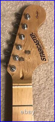2010 Maple Fender Starcaster Stratocaster Neck 70's Style Headstock EXCELLENT