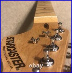 2010 Maple Fender Starcaster Stratocaster Neck 70's Style Headstock EXCELLENT