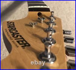 2010 Rosewood Fender Starcaster Stratocaster Neck 70's Style Headstock EXCELLENT